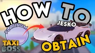 How to get the Koenigsegg Jesko in Roblox Taxi Boss