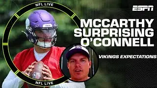 How J.J. McCarthy has surprised Vikings HC Kevin OConnell | NFL Live