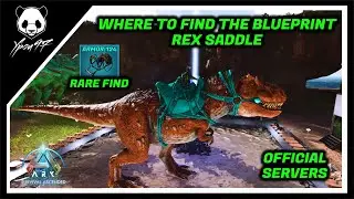 Where To Get The REX SADDLE Blueprint In The Island | ARK: Survival Ascendent