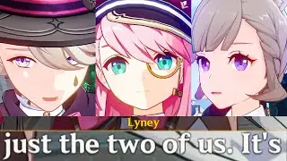 CHARLOTTE Meets LYNEY & LYNETTE in Fontaine Cutscene Genshin Impact