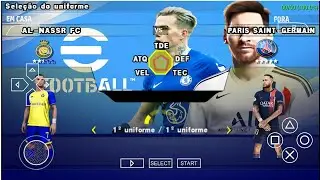 eFootball PES 2023 PPSSPP Full Transfers & Update Kits 2023 Real Faces Camera PS5 Best Graphics HD