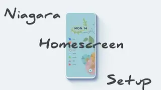 My New Niagara Homescreen Setup | Niagara Launcher | Android Customization