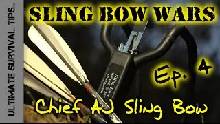 Chief AJ's HFX Slingshot - REVIEW - Ep. 4 - Grizzly Bear Killing Survival / Hunting Sling Bow