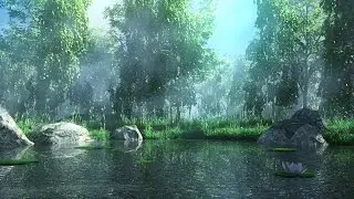 Making of forest lake 3ds max tutorial - Environment modeling