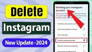 How to Delete Instagram Account 2024 New Update - Full Tutorial