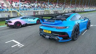 800HP TECHART GT Street R vs Lamborghini Huracan Performante