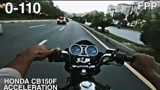 Honda CB150F 0-110 Acceleration