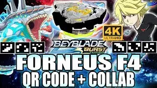 EMPEROR FORNEUS F4 QR CODE EM 4K + COLLAB C/ ZANKYE! BEYBLADE BURST TURBO QR CODES