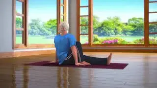 Yoga with Modi  : Vakrasana Hindi