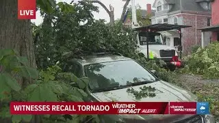 Witnesses recall tornado in downtown Buffalo