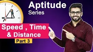 Time speed and distance in hindi #3 | Aptitude Time Speed and Distance | SSC CGL/CHSL/BANK/GATE