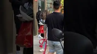 Funny reaction 😂💃😂  #mannequin #prank