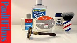 Gillette Slim Adjustable |  Speick Shaving Soap