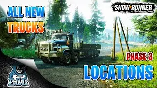 Snowrunner All New Trucks Locations (Phase 3 DLC)