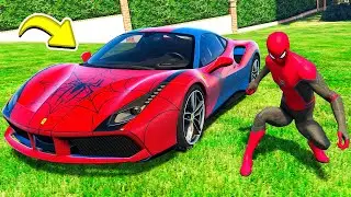 УГНАЛ МАШИНУ ЧЕЛОВЕКА ПАУКА в ГТА 5 МОДЫ! SPIDER-MAN ОБЗОР МОДА в GTA 5 ВИДЕО