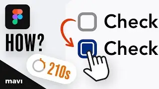 Create an Interactive Checkbox Component in 210 Seconds (Figma Tutorial)