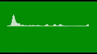 Green screen line audio spectrum | New audio spectrum
