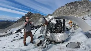 I Found a Wrecked B-29 Bomber while Solo Camping, Hiking & Exploring an Abandoned Gold Mine