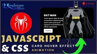 Create Animated Card Hover Effects with HTML & CSS