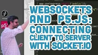 12.3: Connecting Client to Server with Socket.io - WebSockets and p5.js Tutorial