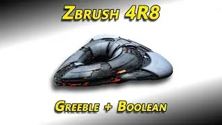 Zbrush 4R8 Greeble + Boolean