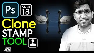 Clone Stamp Tool in Photoshop Tutorials in Hindi / Urdu - Class 18