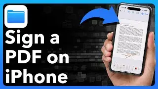 How To Sign PDF On iPhone