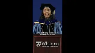 Are leaders born or made? – Wharton Dean Erika James' graduation speech