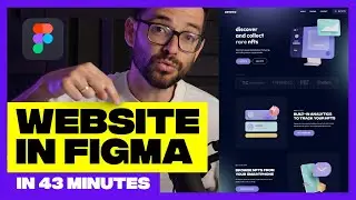 Figma tutorial for Beginners: Complete Website from Start to Finish