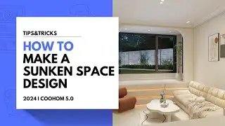 How to make a sunken space design