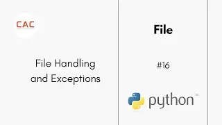 Python File Handling and Exceptions - Master the Basics