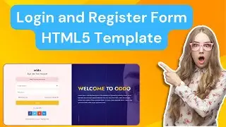 Login and Register Form HTML5 Template