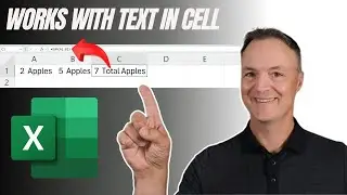 Keep your Excel Cells Formatted as a Number (Even when you add text!)