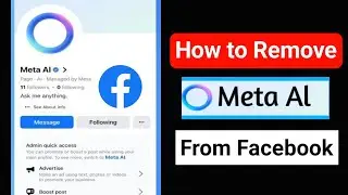 How to Remove Meta Ai From Facebook