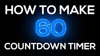 How to Make Countdown TImer in After Effects