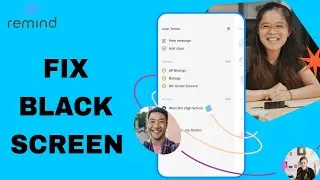 How To Fix And Solve Black Screen On Remind App | Final Solution