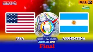 PES 2021 - USA vs ARGENTINA - Copa America Final 2021 - Gameplay PC