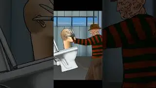 Skibidi toilet vs Jason voorhees, IT Pennywise, Freddy, Michael, Leatherface, Chucky, Jeff [Dc2]