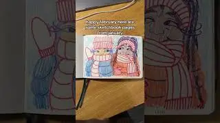 mini sketchbook tour #art