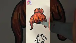 Bacon Girl Roblox Toca Boca Drawing #paperdiy #shorts