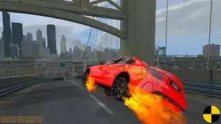 GTA 4 CRASH TESTING REAL CAR 503