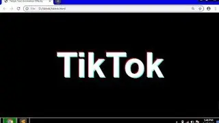 CSS TikTok Text Animation Effects | CSS Animation  2019