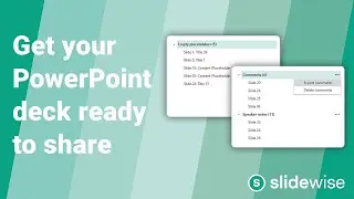 Get your PowerPoint deck ready to share