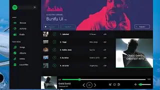 C# GUI programming- Spotify Modern flat UI with Bunifu UI