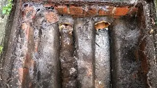 Manhole hasn't been opened in 100 YEARS!