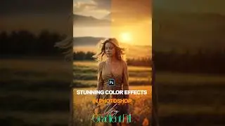 Create Stunning Color Effects Instantly Using the  Gradient Fill in Photoshop! 