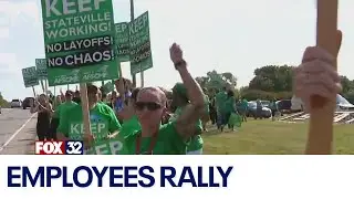 Employees rally against potential Stateville Correctional Center closure