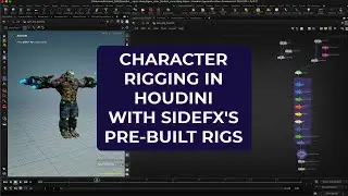 Character Rigging in Houdini with SideFX's Pre-built Rigs