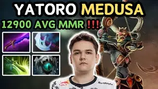 🔥 Yatoro MEDUSA Hard Carry Highlights 7.37d 🔥 900+ GPM XPM 🔥 - Dota 2