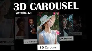 3D Carousel Material Design with HTML, CSS and Jquery 